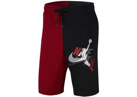 Nike Jordan Jumpman Classics Shorts Black/Gym Red Men's - FW23 - US