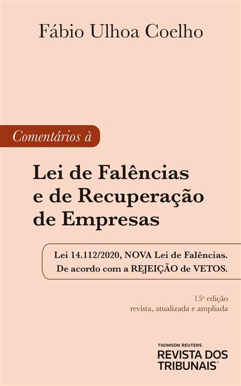 Os Melhores Livros Sobre Recupera O Judicial E Fal Ncia Para Voc