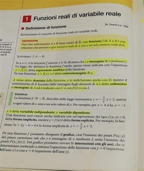 Matematica Libro 1 Funzioni Reali Di Variabile Reale Teoria