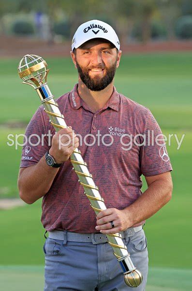 Jon Rahm Spain Dp World Tour Champion Earth Course Dubai 2022 Images