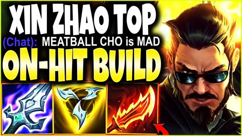 Xin Zhao Top With This On Hit Build Can Melt Any Target Tank Or