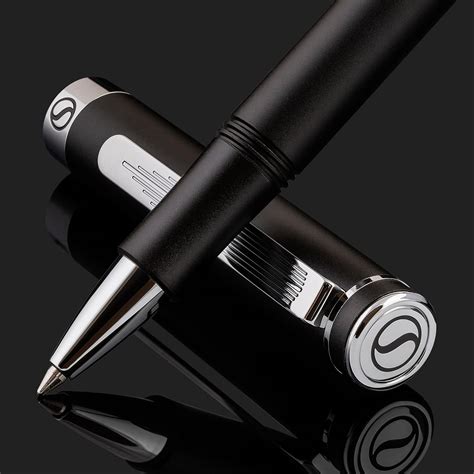 Scriveiner Roller Noir Edc Stylo De Luxe Stylo De Poche Lourd Avec