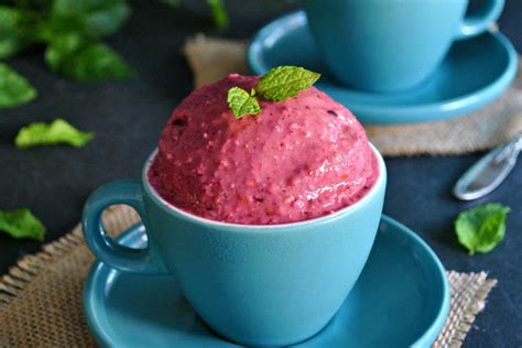 Helado De Frutos Rojos Y Yogur Sin Heladera Receta De Cocina F Cil