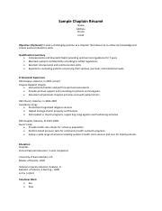 Basic Hospice Resume Pdf Sample Chaplain R Sum Name Address Phone