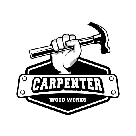 Carpenter Logo Design In Rustic Retro Vintage Style Handyman Logo