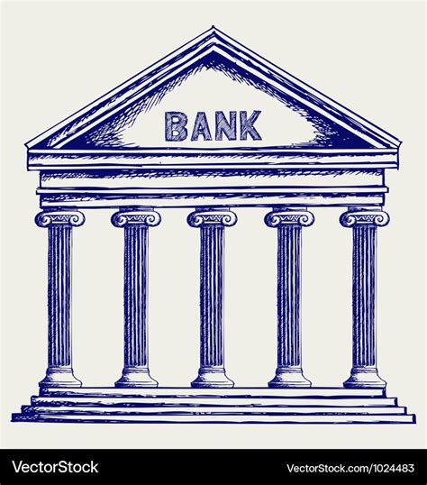 Bank Royalty Free Vector Image Vectorstock