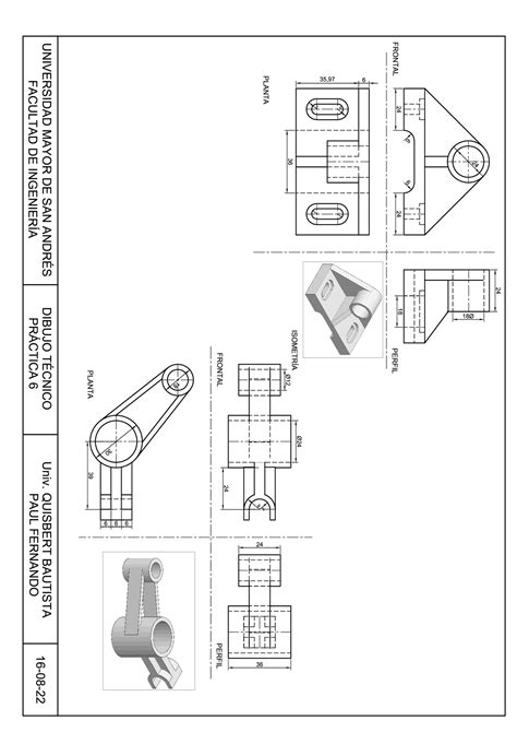 Prácticas de Dibujo Tecnico Exercises of Technical Drawing Docsity