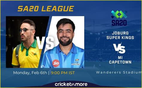 Joh Vs Ct Dream Prediction Joburg Super Kings Vs Mi Cape Town Dream