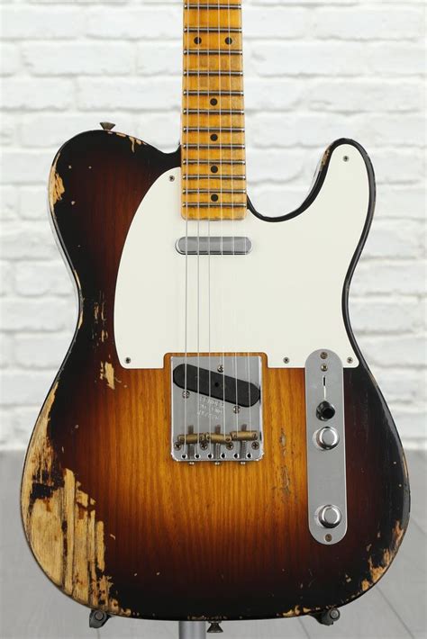 Fender Custom Shop 1953 Heavy Relic Telecaster Wide Fade 2 Color Sunburst Fender Custom Shop