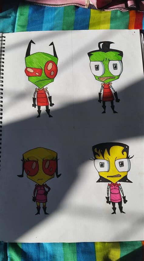Invader Zim Gender Bend By Lonerlulu On Deviantart
