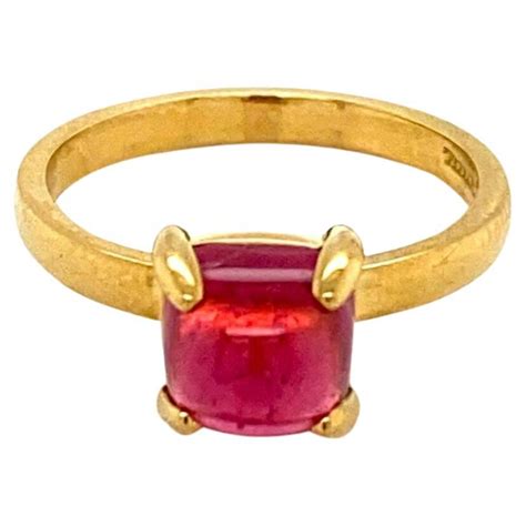 Tiffany And Co Paloma Picasso Sugar Stacks Amethyst Gold Ring At