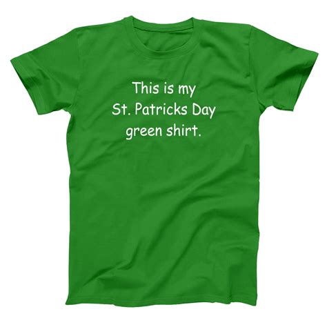 Donkey Tees My St Patricks Day Green Shirt 5x Large Green Basic Men