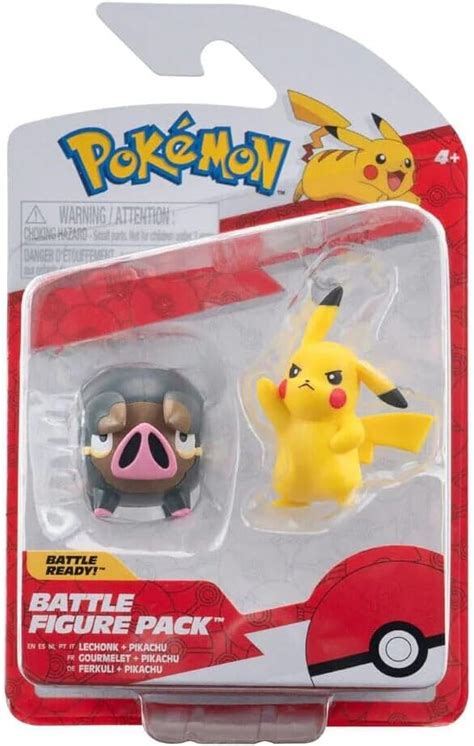 Pok Mon Pkw Figuras De Batalla Pikachu Lechonk Amazon Mx