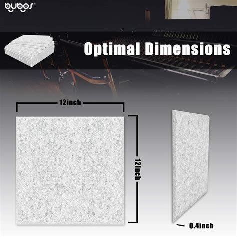 Bubos Acoustic Panels X Inch Premium Acoustical Wall Panel Better