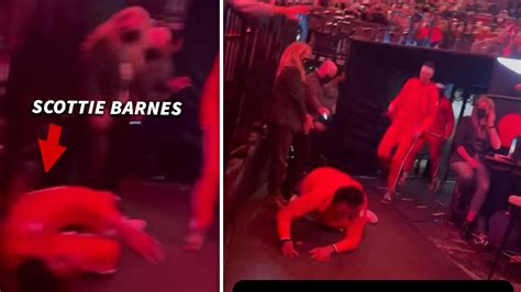 NBA's Scottie Barnes Hilariously Stumbles To Ground During Pregame Entrance