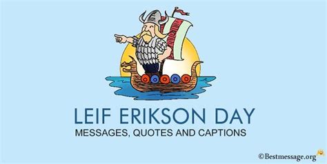 Leif Erikson Day Wishes Messages Day Wishes Captions Quote Of The