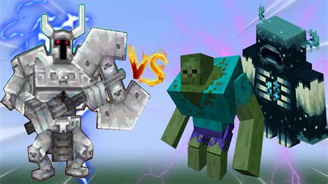 Minecraft Ferrous Zombie Vs All Zombies Fight All Mobes Fight Minecraft Youtube