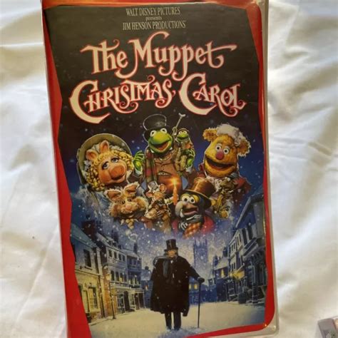 The Muppet Christmas Carol Walt Disney Jim Henson Vhs Avec