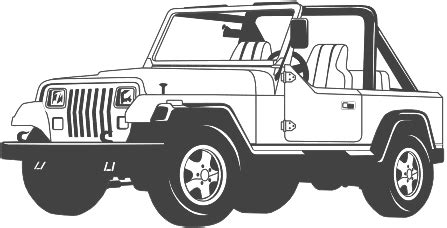 Free Jeep Clip Art Black And White, Download Free Jeep Clip Art Black And White png images, Free ...