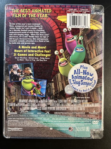 Flushed Away DVD 2007 Widescreen Version EBay