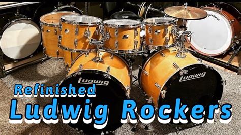 Early 80 S Ludwig Rocker Vintage Drum Set 10 12 13 16 18 22 X 2 Youtube