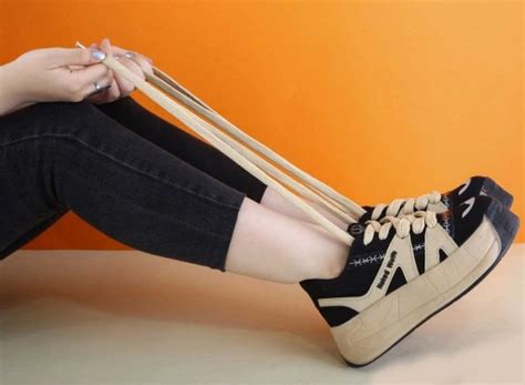 خرید و قیمت کتونی لژدار NAKED WOLFE مشکی کرم کد 2269 ترب