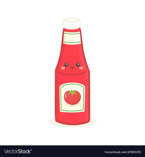 Cute Ketchup Clipart