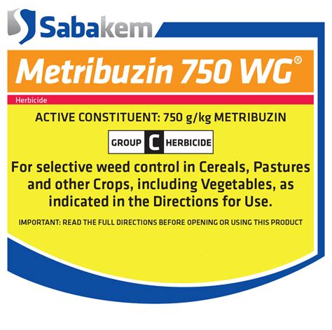 Metribuzin 750 WG - Sabakem