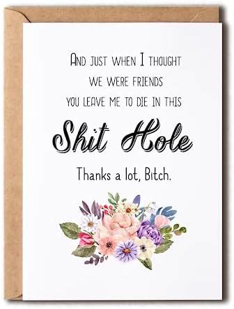 Amazon Funny Farewell Card Leaving Card New Job Card