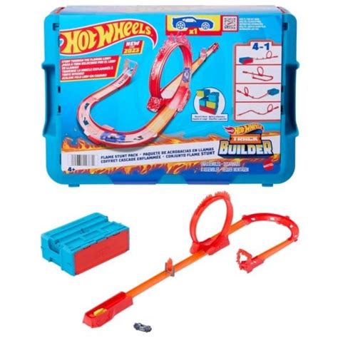 Mattel Hot Wheels Track Builder Acrobacias En Llamas Pccomponentes