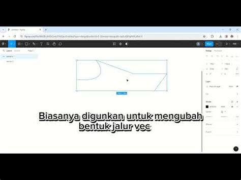 Cara Menggunakan Tools Vektor Pada Figma Youtube