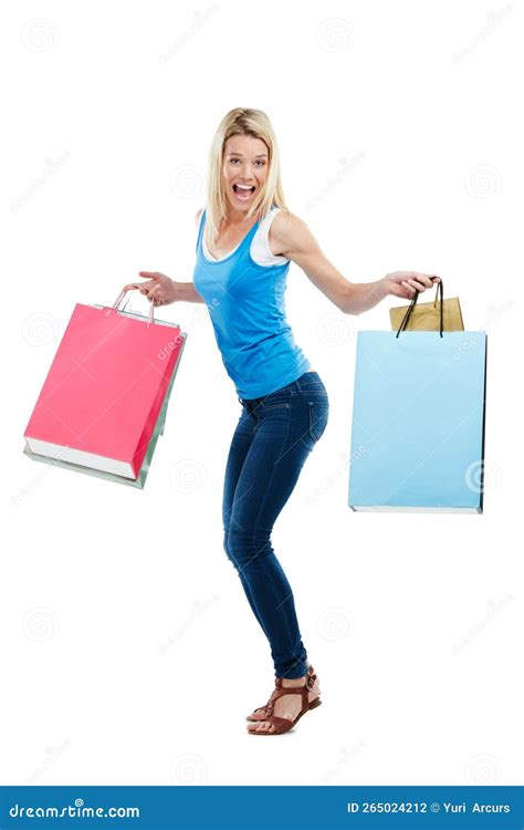 Theres Always An Excuse For Shopping Studio Shot Of An Young Woman