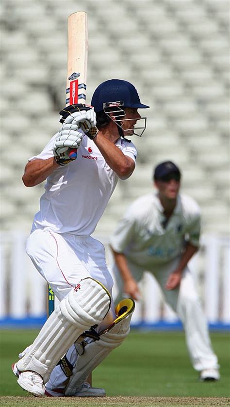 Alastair Cook Cracks Off The Back Foot Against Warwickshire