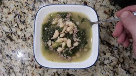 Instant Pot Bean & Escarole Soup - Pressure Luck Cooking