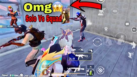 Omg Full Squad Rushed Me Solo Vs Squad Full Rush Gameplay🔥hard Lobby