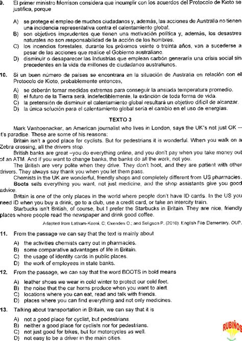 Examen San Marcos Rea B Solucionario Prueba Admisi N