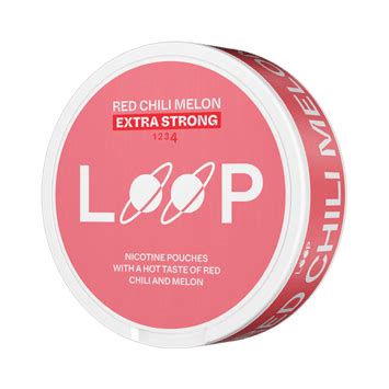 Loop Red Chili Melon Slim Extra Strong Nicotine Pouches Northerner Uk