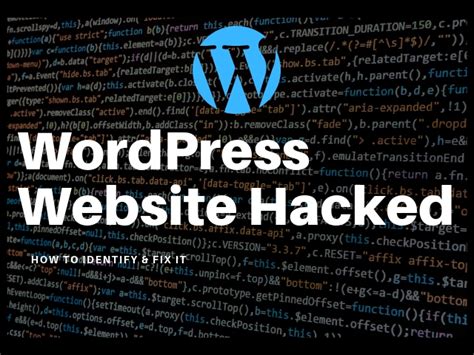 My Wordpress Website Hacked How To Identify Fix It