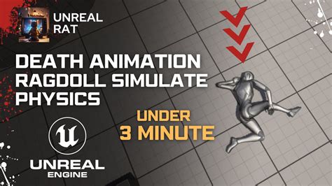 Unreal Engine Ragdoll Tutorial In Minute Youtube