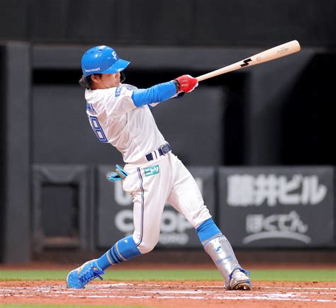 【日本ハム】ドラ5奈良間大己、初安打がプロ1号！12球団新人最速172センチ“静岡のジーター” スポーツ報知