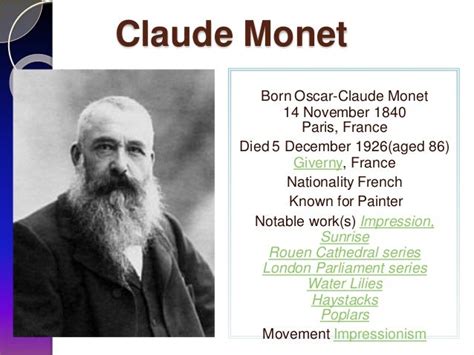 Claude monet