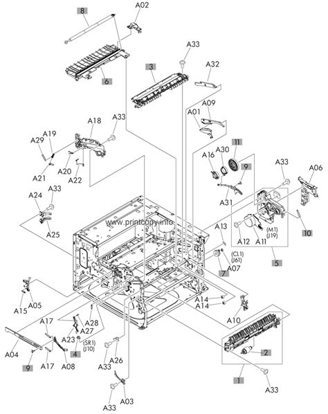 Parts Catalog Hp Laserjet Enterprise 700 M712 Page 2