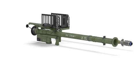 Fim 92 Stinger Missile With Launcher 3d Model Cgtrader