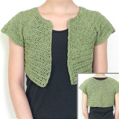 Classic Bolero 9 Sizes Pdf Crochet Pattern Instant Etsy