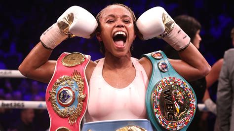 Natasha Jonas Defeats Marie Eve Dicaire To Unify The Ibf Wbc And Wbo