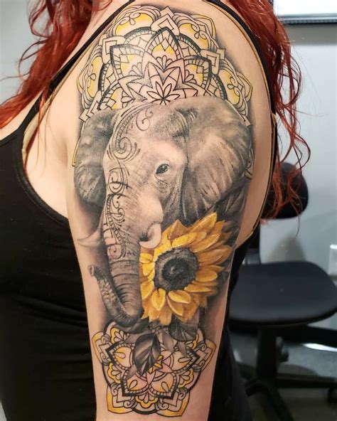 Elephant Tattoo 💛😍 Elephant Tattoos Elephant Tattoo Design Gorgeous