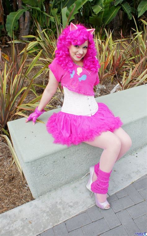 445397 Safe Artist Aktrez Pinkie Pie Human G4 Cosplay Fishnet