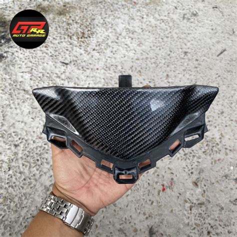 Jual Cover Aki Accu Battery Carbon Kevlar Yamaha New Xmax Connected