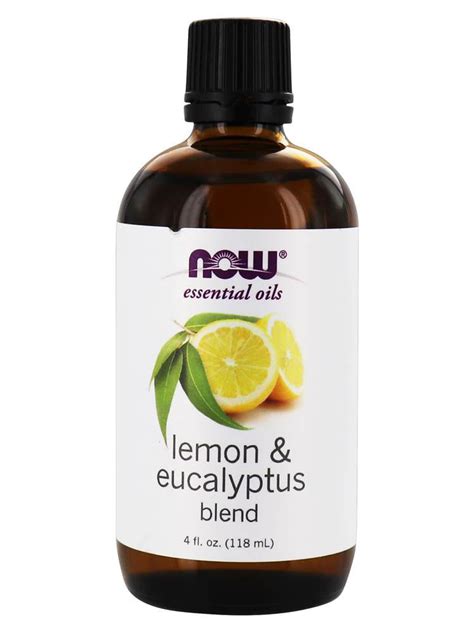 Now Foods Essential Oil Blend Lemon And Eucalyptus 4 Fl Oz