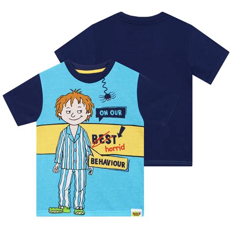 Horrid Henry Pyjama Set Pajamas For Boys Kids Pjs